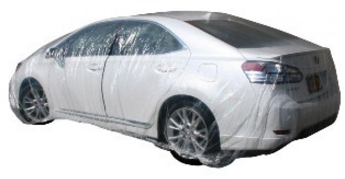 Car Cover, Disposable Clear, Small