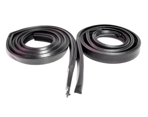 Metro Moulded Parts 1966-1967 Chevrolet Chevy II Molded Roof Rail Seals, for 2-Door Hardtop. Pair r&l RR 5011