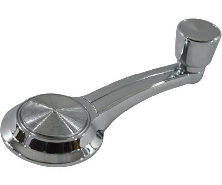 Golden Star 1965-1966 Chevy Nova Window Crank Handle, Chrome Knob CH02-652