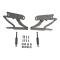 Golden Star 1963-64 Chevy Impala, (NOVA) Hood Hinge Set (Left Hand & Right Hand) Billet Aluminum (POLISHED) HO02-62HPA