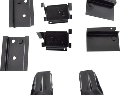 Golden Star 1968-1971 Chevy Nova Bucket Seat Mounting Brackets 8 Piece Set FP02-68S