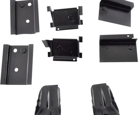 Golden Star 1968-1971 Chevy Nova Bucket Seat Mounting Brackets 8 Piece Set FP02-68S