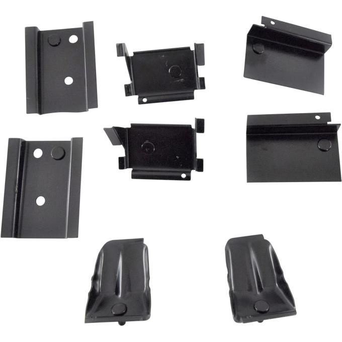 Golden Star 1968-1971 Chevy Nova Bucket Seat Mounting Brackets 8 Piece Set FP02-68S