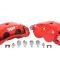 Classic Performance Front and Rear Big Disc Brake Kit with Red Calipers - 5 Lug for 1968-1969 F Body & 1968-1974 X Body 6874FRBK-BBR