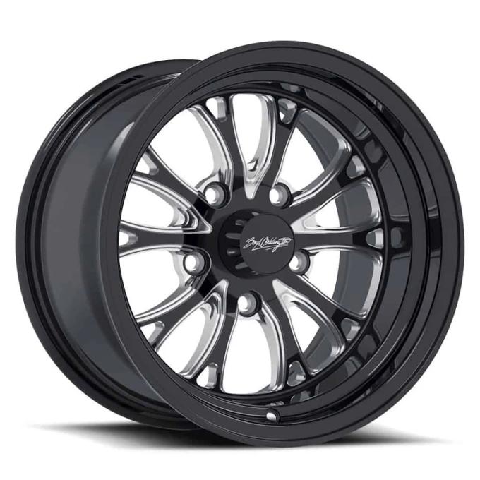 Boyd Coddington 15x8 Bristol Black / Milled Spokes 5x4.5 BS 4.5 BP BC3-586545BM