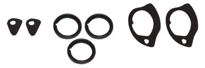 AMD Door Handle and Lock Gasket Set, Pair, 62-65 Chevy II Nova J-41522