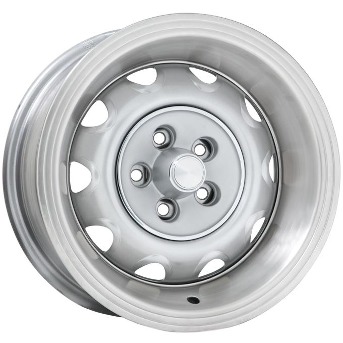 Wheel Vintiques 14x6 Chrysler Rallye Silver 5x4.5" bolt 4" backspace 56-461204