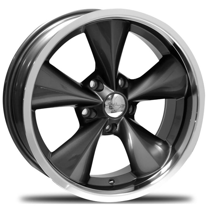 Boyd Coddington 17x7 Junkyard Dog Gunmetal / Machined Lip 5x4.75 BS 4 BP BC1-776140G