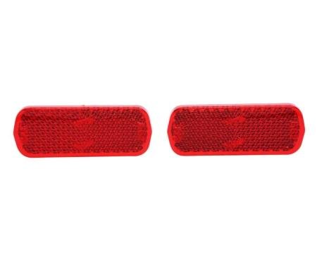 AMD Tail Lamp Reflector Lens, Pair, 62-64 Chevy II Nova T-A3038
