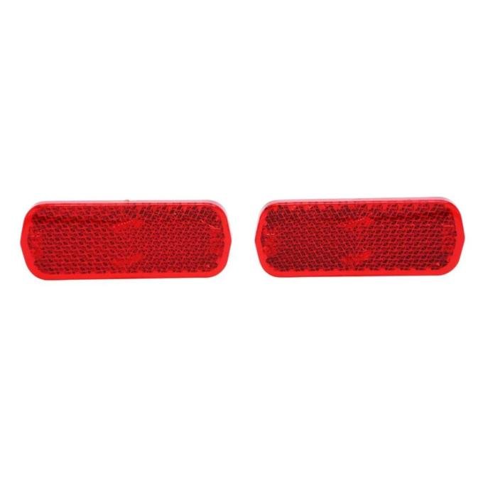 AMD Tail Lamp Reflector Lens, Pair, 62-64 Chevy II Nova T-A3038