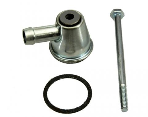 Classic Headquarters Small Block Crankcase Vent Tube Assembly with Gasket and Bolt R-140