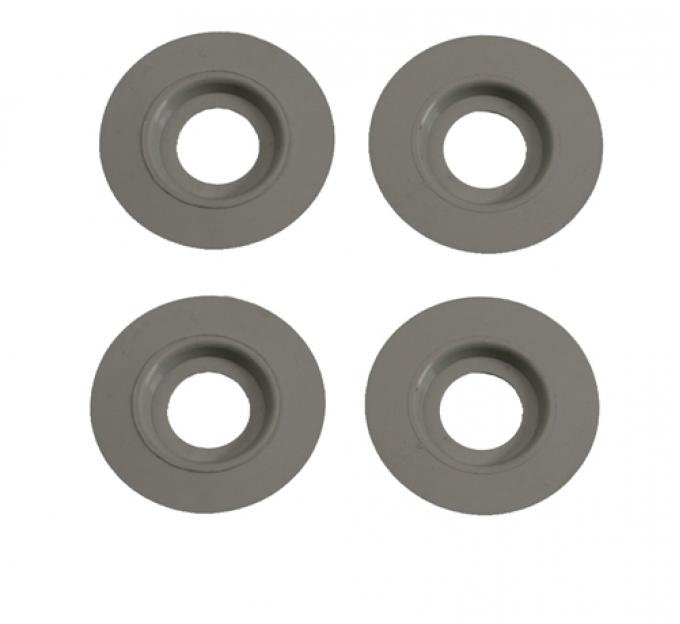 Classic Headquarters Door / Window Handle Washer Set Gray (4) R750