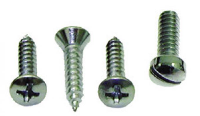 Classic Headquarters Coupe Sunvisor Support Screw Set-4 Pc W-606