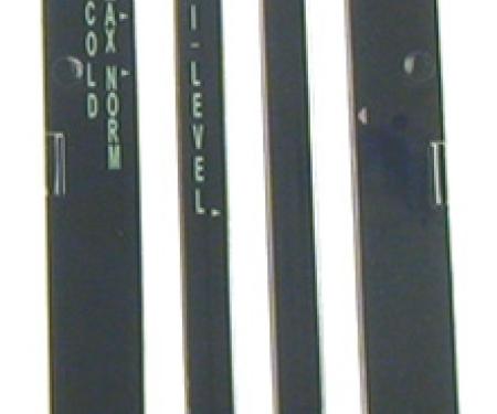Classic Headquarters Heater Control Lens with Air Conditioning W-497A