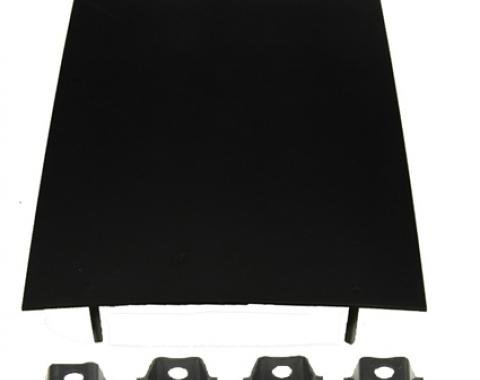 Classic Headquarters Nova Forward Console Plate, Black, with Hardware W-620B