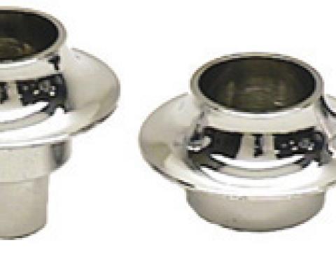 Classic Headquarters Inner Radio Knob Set-Mono (Chrome) W-231