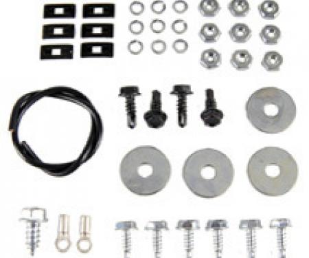 Classic Headquarters Camaro & Nova Console Gauge Hardware Kit W-202A