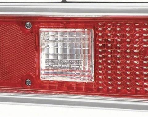 AMD Tail Lamp Assembly, RH (late 71 with Large Backup Lens), 71-72 Nova K-A26025