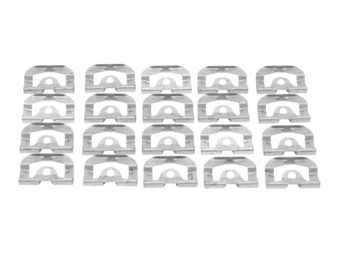 AMD Back Glass Molding Clip Set, 20pcs, 68-74 Chevy II Nova; 71-74 Ventura 2DR Coupe with Vinyl Top X671-3066-2S