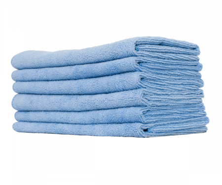 Microfiber Light Blue Utility Towel, Surf City Garage