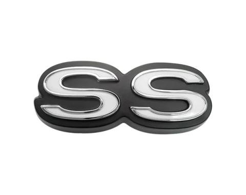 AMD Rear Body Emblem, "SS", 68-69 Chevy II Nova T-3075
