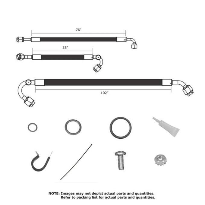 Vintage Air 1970-72 Chevelle SureFit™ Reduced Barrier Standard Hose Kit 524468
