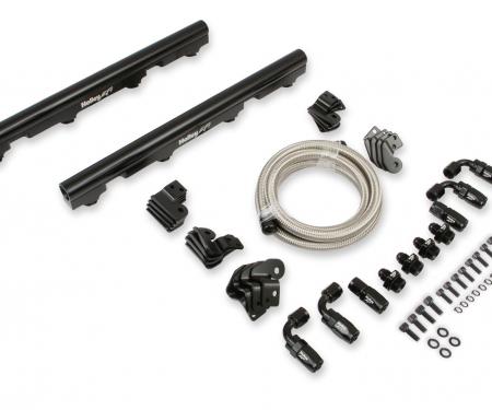 Holley EFI Billet Fuel Rail Kit for LS Truck Intake 534-245