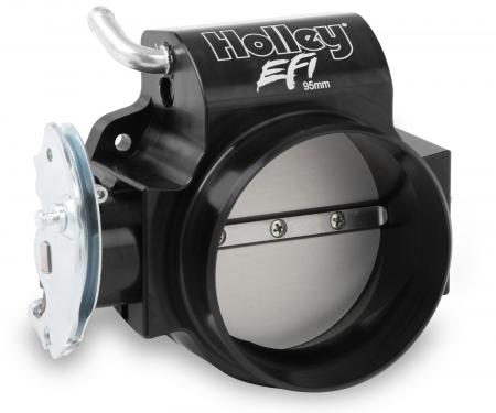 Holley EFI BILLET 95mm LS Throttle Body w/Low RPM Taper 112-585