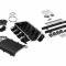 Holley EFI Holley Ultra Lo-Ram Manifold Kit Single Injector- Black, GM LS3/L92 300-682BK