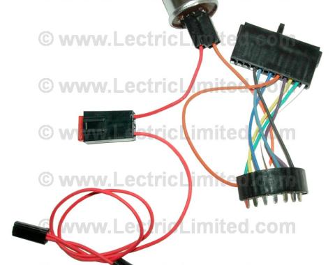 Lectric Limited 1964-1966 Buick / Chevrolet / Oldsmobile / Pontiac Steering Column Turn Signal Switch Adapter Harness 37542