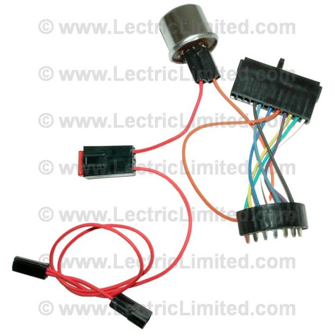 Lectric Limited 1964-1966 Buick / Chevrolet / Oldsmobile / Pontiac Steering Column Turn Signal Switch Adapter Harness 37542