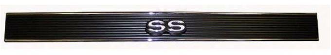 Ted Williams Enterprises LLC Rear Body Panel Molding, "SS" (Plastic Replacement), 68-69 Chevy II Nova (Super Sport) C-C2-1740