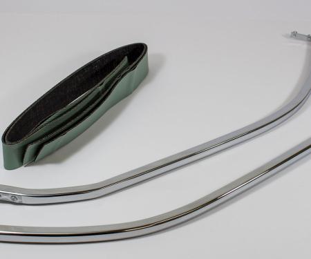 Ted Williams Enterprises LLC Quarter Glass Upper Frames, LH/RH Pair, 62-65 Chevy II Nova (Convertible) C-T2-1975