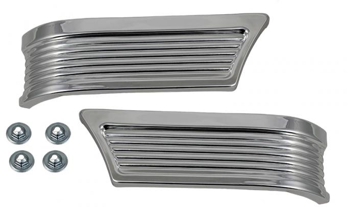 Ted Williams Enterprises LLC Parking Lamp Extension Molding, LH/RH Pair, 62-64 Chevy II Nova C-D2-1150