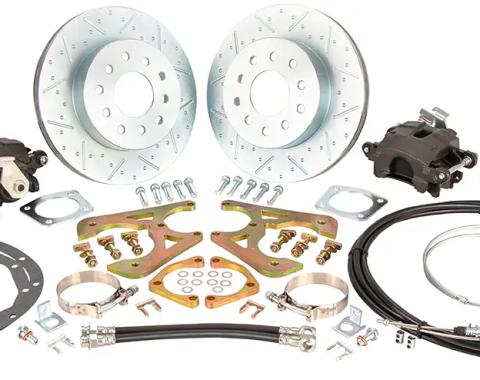 Classic Performance 11" Rear Disc Brake Wheel Kit w/ E-Brakes 68-74 Nova, 5 x 4.75 1012RWBK-SE-6874ARGX