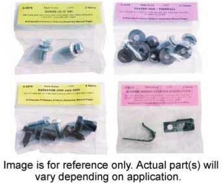 AMK Products Inc 69 Nova Underhood Large Detailing Hardware, 161pc Set H-69N-UH