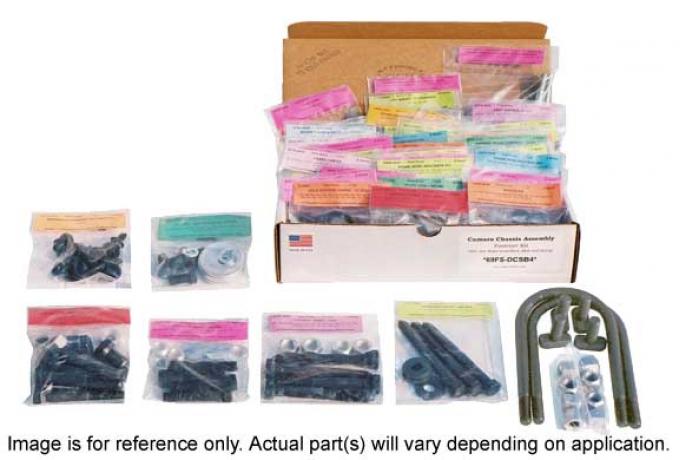 AMK Products Inc Master Chassis Hardware Kit (443pcs), 66 Chevy II Nova 283/327 w/ Drum Brakes H-66NS-SB