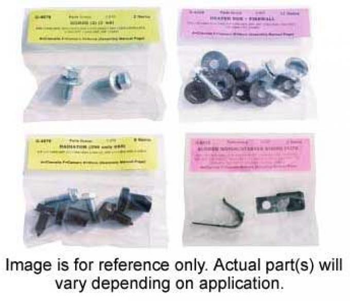 AMK Products Inc Underhood Detailing Hardware Kit (166pcs), 66 Chevy II Nova H-66N-UH