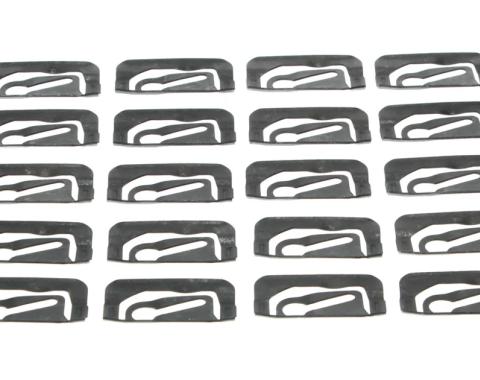 AMD Back Glass Molding Clip Set, 20pcs, 68-74 Chevy II Nova; 71-74 Ventura 2DR Coupe without Vinyl Top X671-3066-1S