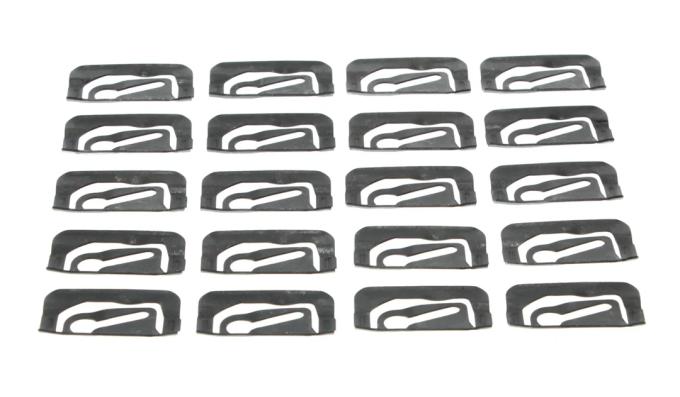 AMD Back Glass Molding Clip Set, 20pcs, 68-74 Chevy II Nova; 71-74 Ventura 2DR Coupe without Vinyl Top X671-3066-1S