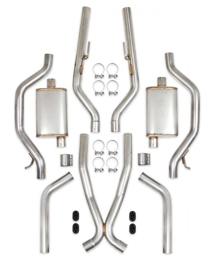 Hooker BlackHeart LS SWAP Cat-Back Exhaust System, Stainless BH14252