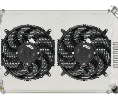 Cold Case Radiators 68-79 Nova Big Block Dual 12 Inch Fans Manual Trans CHN548SK