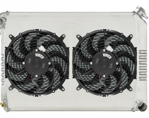 Cold Case Radiators 68-79 Nova Big Block Dual 12 Inch Fans Manual Trans CHN548SK