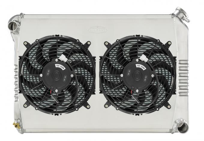 Cold Case Radiators 68-79 Nova Big Block Dual 12 Inch Fans Manual Trans CHN548SK