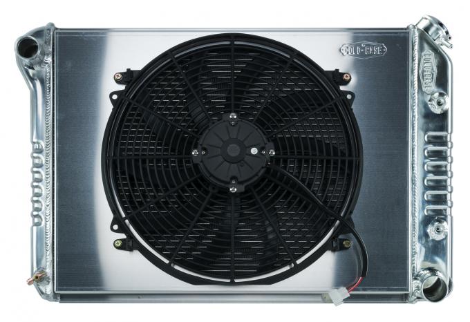 Cold Case Radiators 68-79 Nova BB Aluminum Performance Radiator And 16 Inch Fan Kit AT CHN548AK