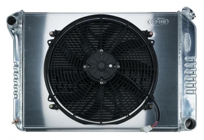 Cold Case Radiators 68-79 Nova BB Aluminum Performance Radiator And 16 Inch Fan Kit MT CHN548K