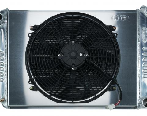 Cold Case Radiators 68-79 Nova BB Aluminum Performance Radiator And 16 Inch Fan Kit MT CHN548K