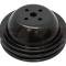 CFR Performance 1955-68 Chevy Big Block Chrome Steel Water Pump Pulley - 2 Groove (Short) HZ-9815