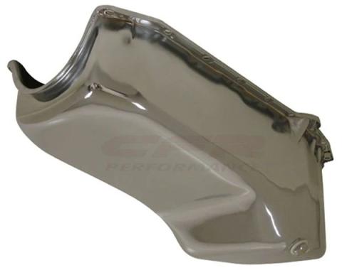 CFR Performance Steel Oil Pan - Fits 1955-1979 Chevy SB 262-267-283-305-327-350-400 - Stock 4-Quart HZ-9005
