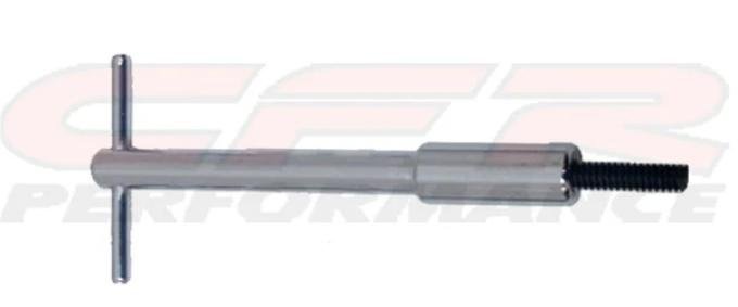 CFR Performance Chevy-Ford-Mopar T-Bar Wing Nut 5" Tall (1/4"-20 x 1-3/8" Studs) - Chrome HZ-4936-C